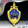 China factory cheap metal gold kenya badges